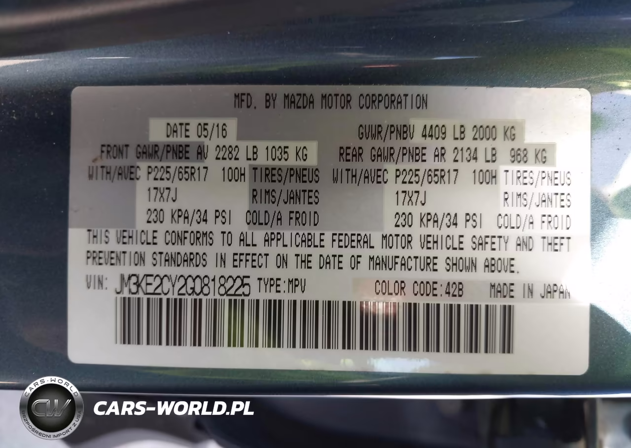 2016 Mazda Cx-5 Touring VIN:JM3KE2CY2G0818225 - 9