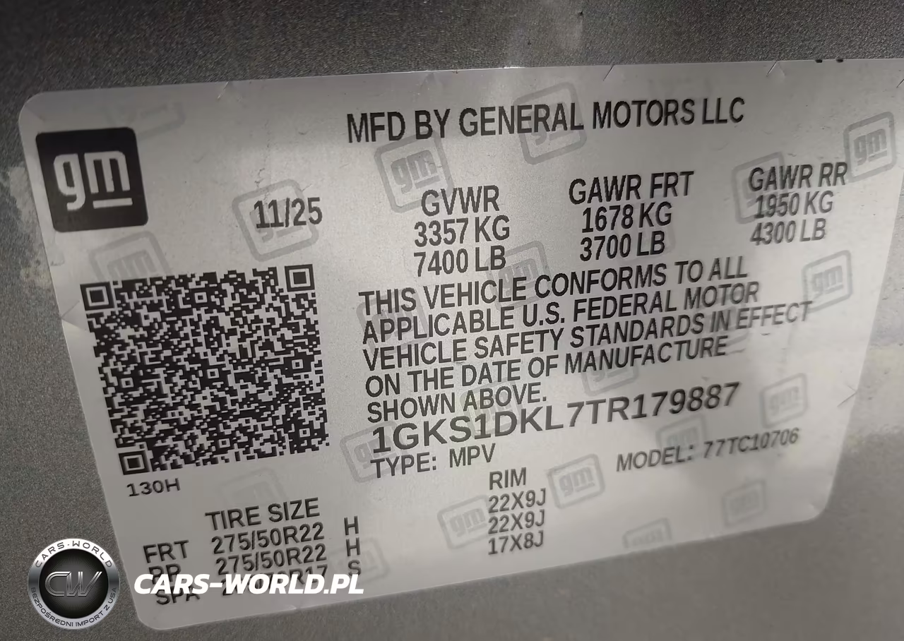 2026 GMC Yukon 2Wd Denali VIN:1GKS1DKL7TR179887 - 9