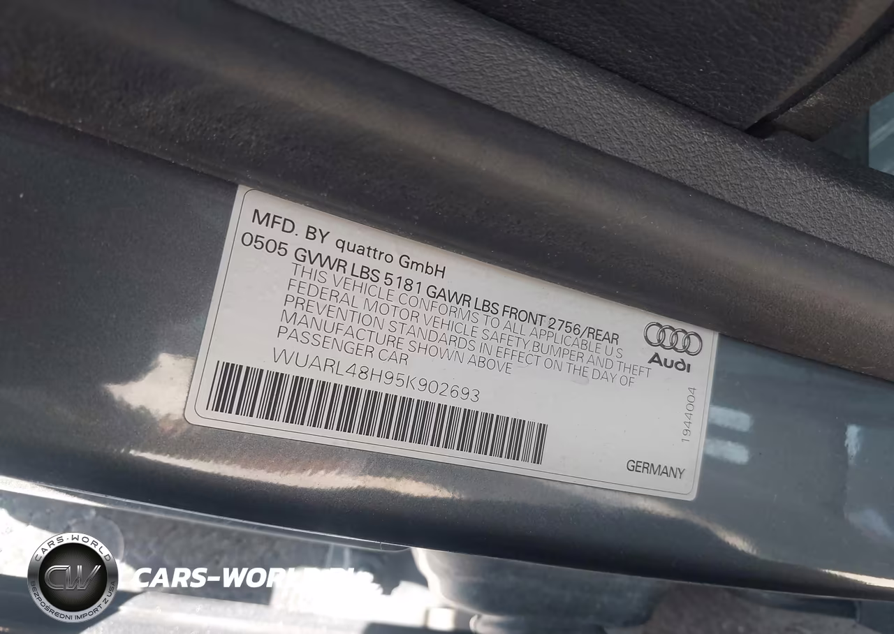 2005 Audi S4 VIN:WUARL48H95K902693 - 9