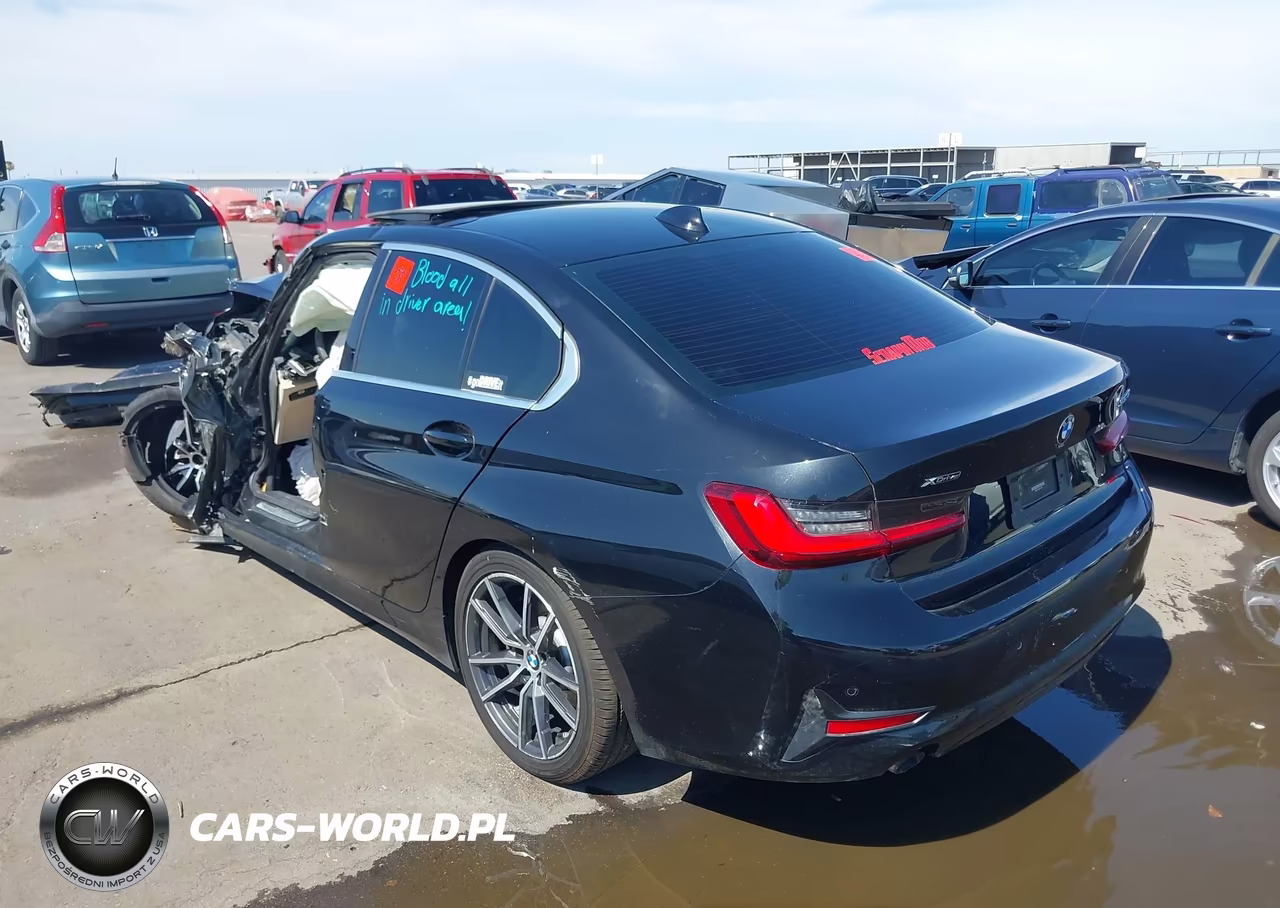 2022 BMW 330I xDrive VIN:3MW5R7J09N8C70020 - 3