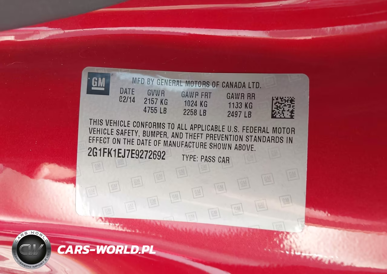 2014 Chevrolet Camaro 2Ss VIN:2G1FK1EJ7E9272692 - 9