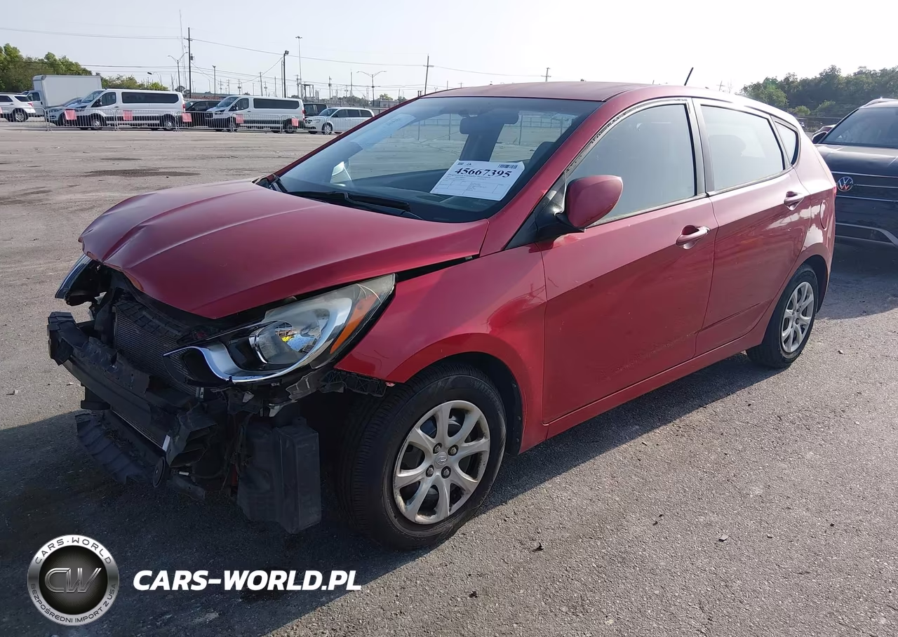 2013 Hyundai Accent Gs VIN:KMHCT5AE1DU084710 - 2