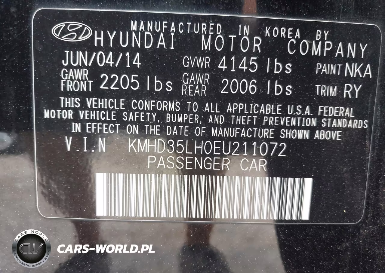 2014 Hyundai Elantra Gt VIN:KMHD35LH0EU211072 - 9
