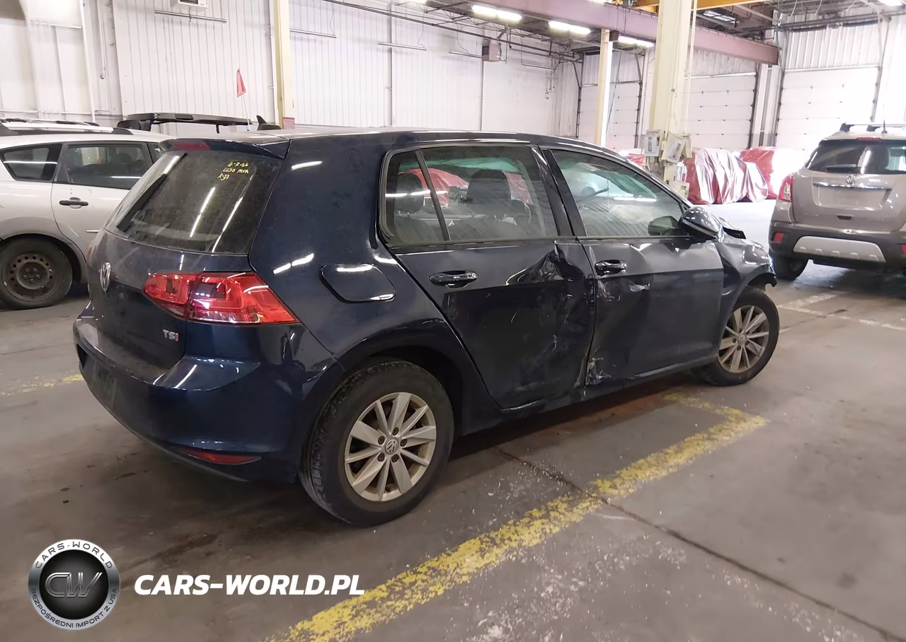 2015 Volkswagen Golf Tsi S 4-Door VIN:3VW217AU8FM087004 - 4