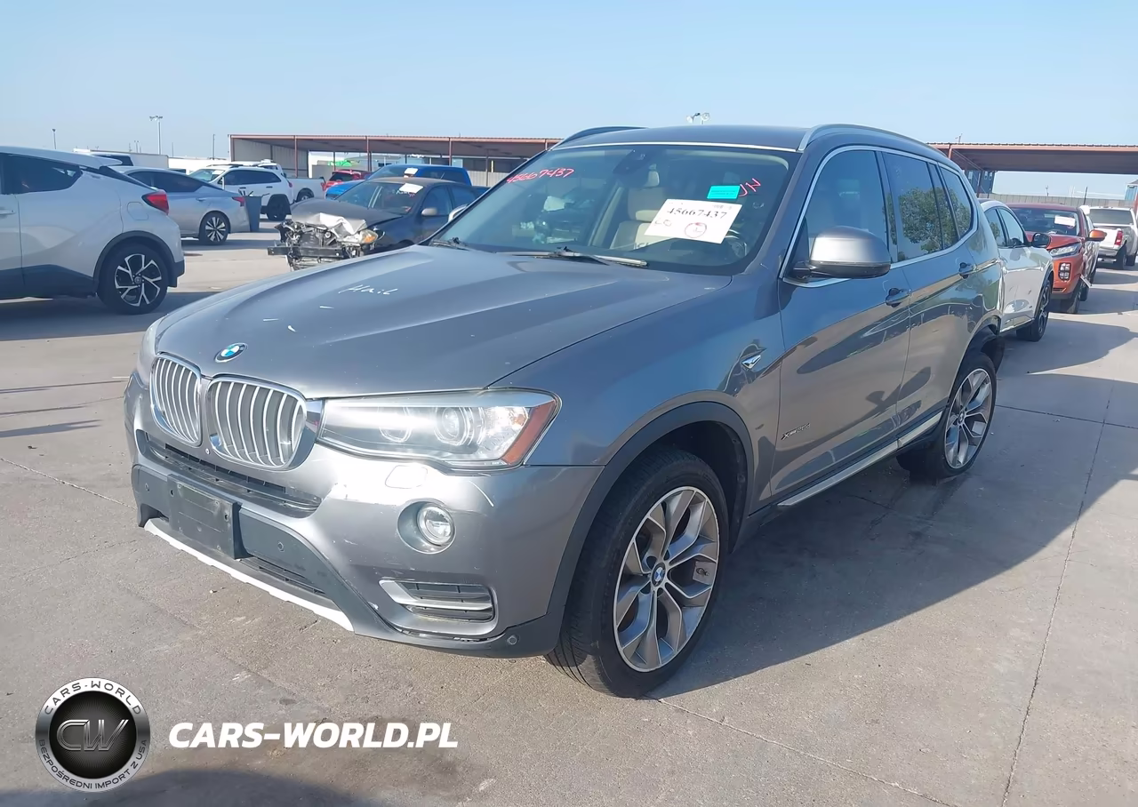 2016 BMW X3 xDrive28D VIN:5UXWY3C51G0N87460 - 2