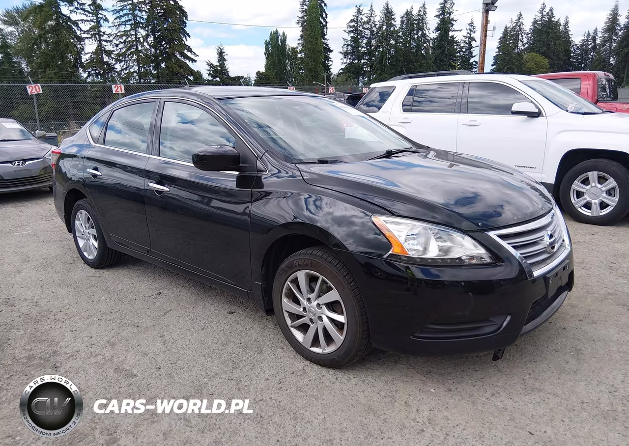 2014 Nissan Sentra Sv VIN:3N1AB7APXEY272350 - 1