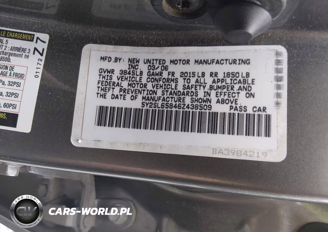 2006 Pontiac Vibe VIN:5Y2SL65846Z438509 - 9