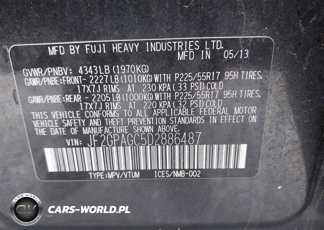 2013 Subaru Xv Crosstrek 2.0I Limited VIN:JF2GPAGC5D2886487 - 9