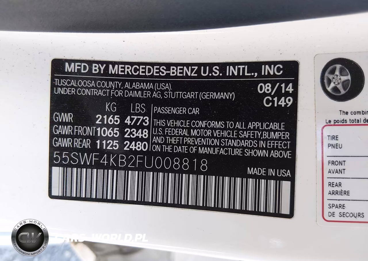 2015 Mercedes-Benz C 300 4Matic VIN:55SWF4KB2FU008818 - 9