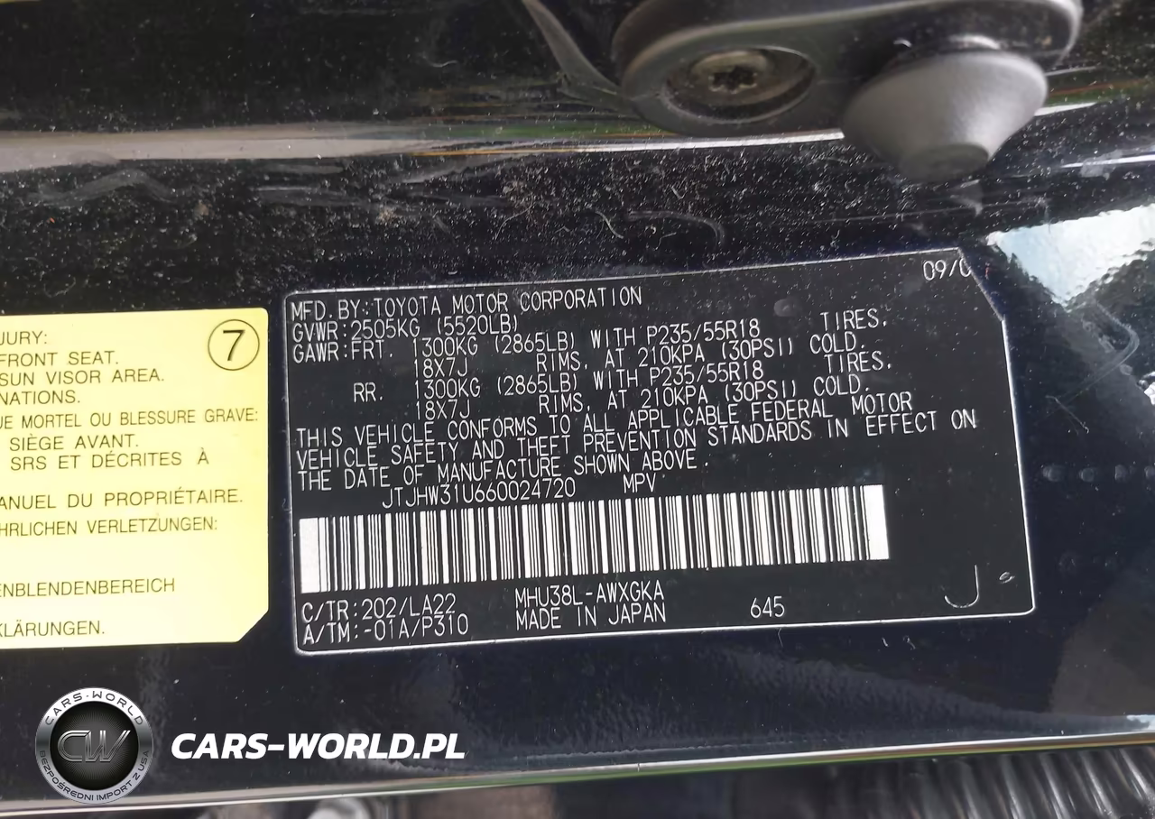 2006 Lexus Rx 400H VIN:JTJHW31U660024720 - 9