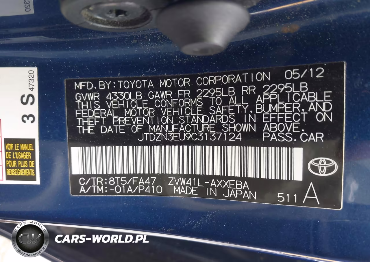 2012 Toyota Prius V Three VIN:JTDZN3EU9C3137124 - 9