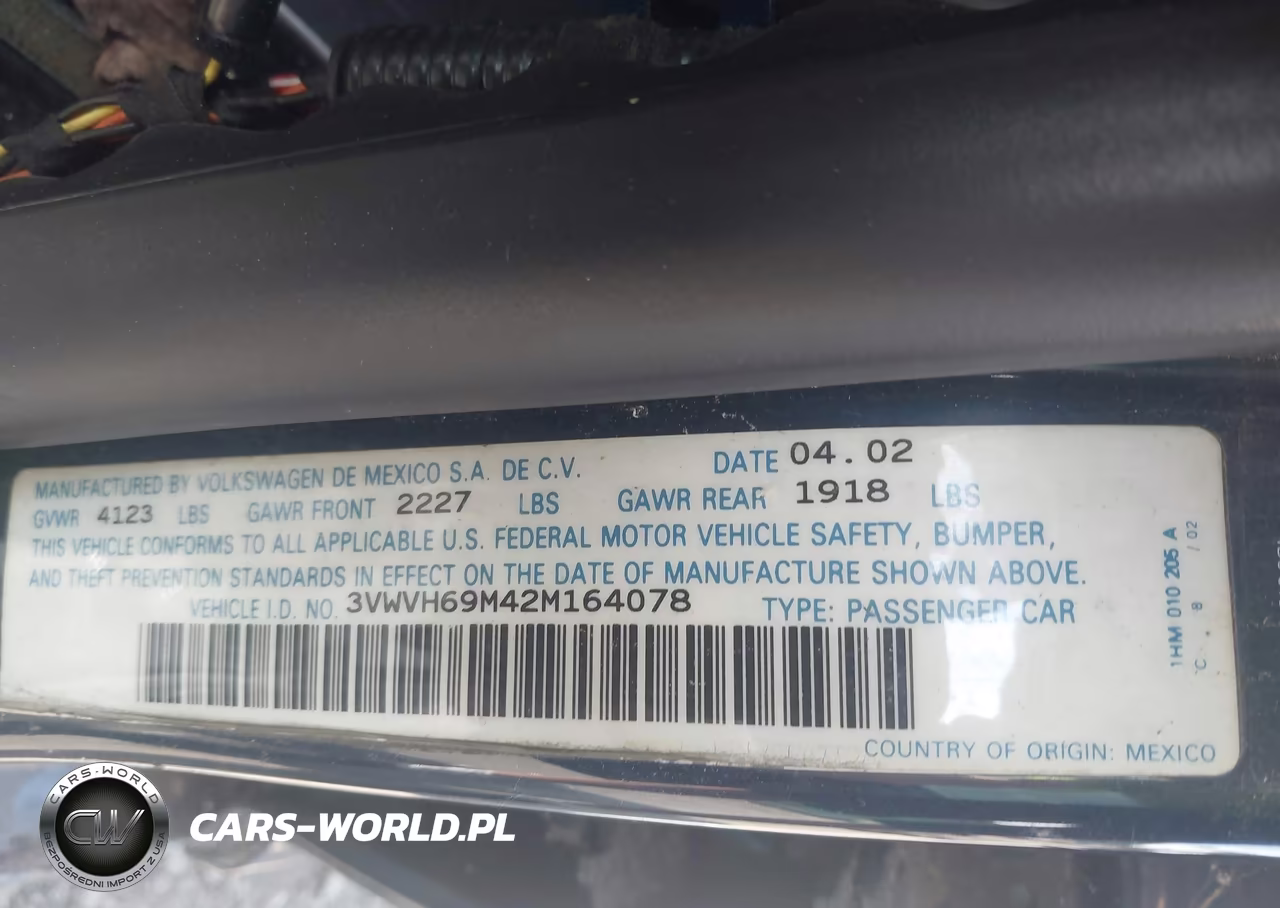 2002 Volkswagen Jetta Gli VIN:3VWVH69M42M164078 - 9