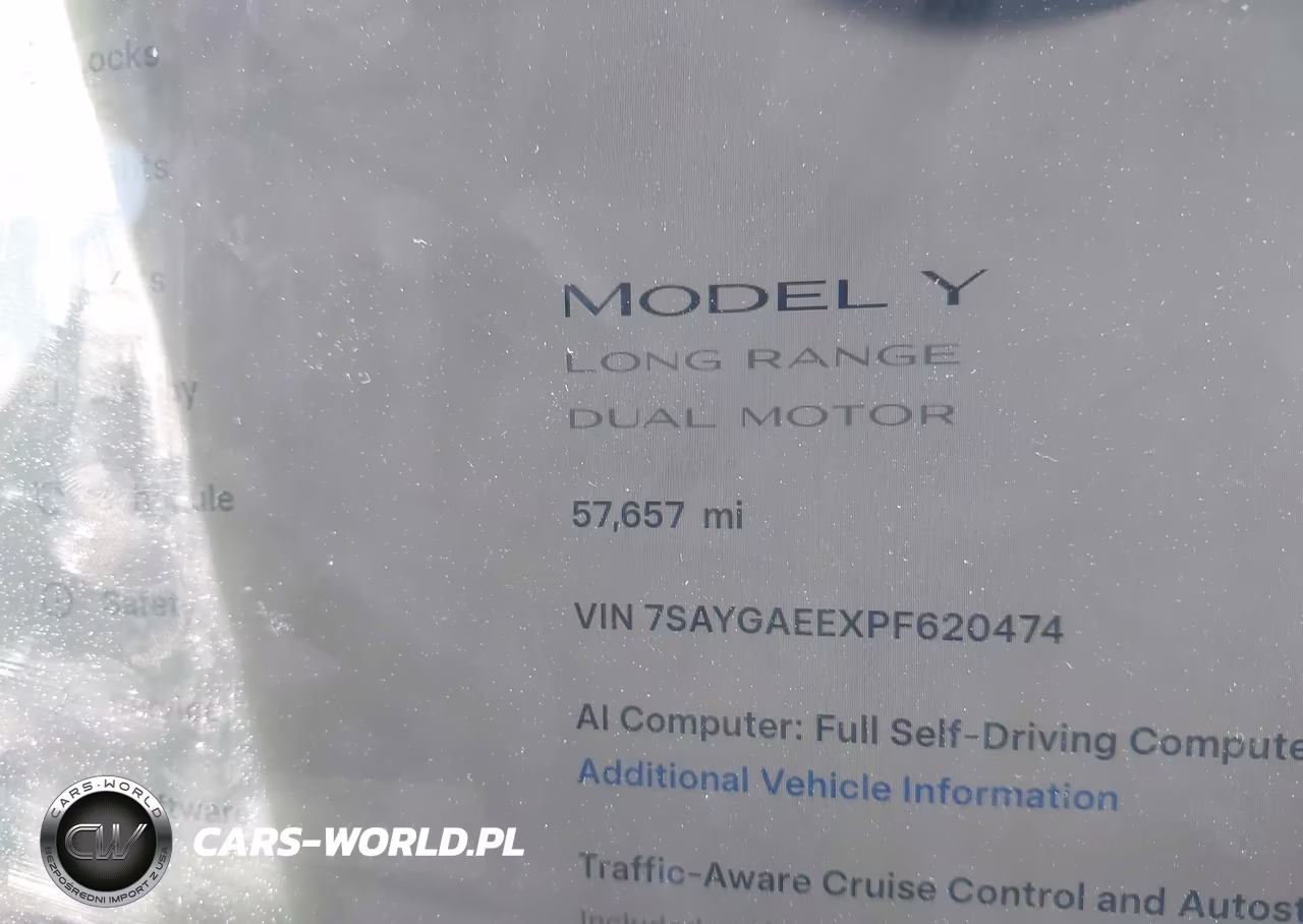 2023 Tesla Model Y Awd-Long Range Dual Motor All-Wheel Drive VIN:7SAYGAEEXPF620474 - 17