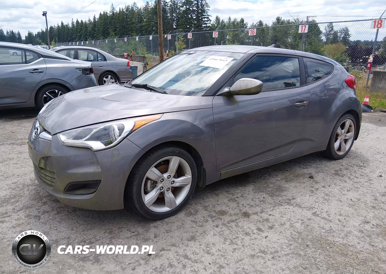 2013 Hyundai Veloster Base W-Black VIN:KMHTC6AD7DU103192 - 2