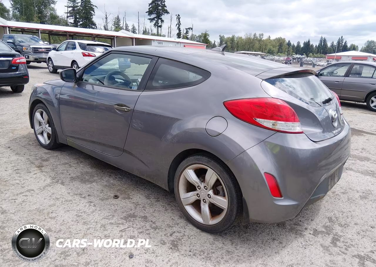 2013 Hyundai Veloster Base W-Black VIN:KMHTC6AD7DU103192 - 3