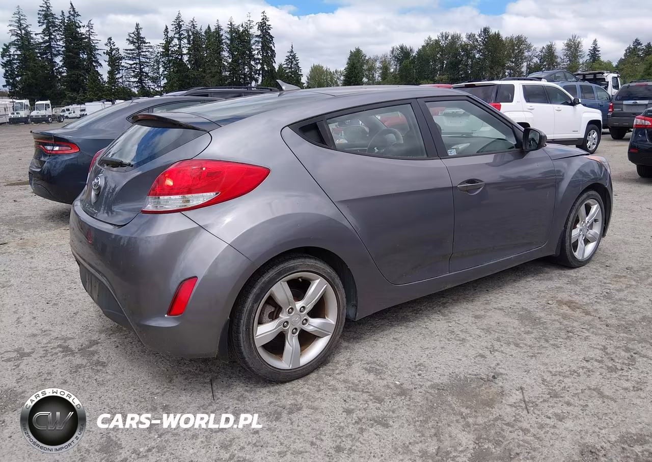 2013 Hyundai Veloster Base W-Black VIN:KMHTC6AD7DU103192 - 4