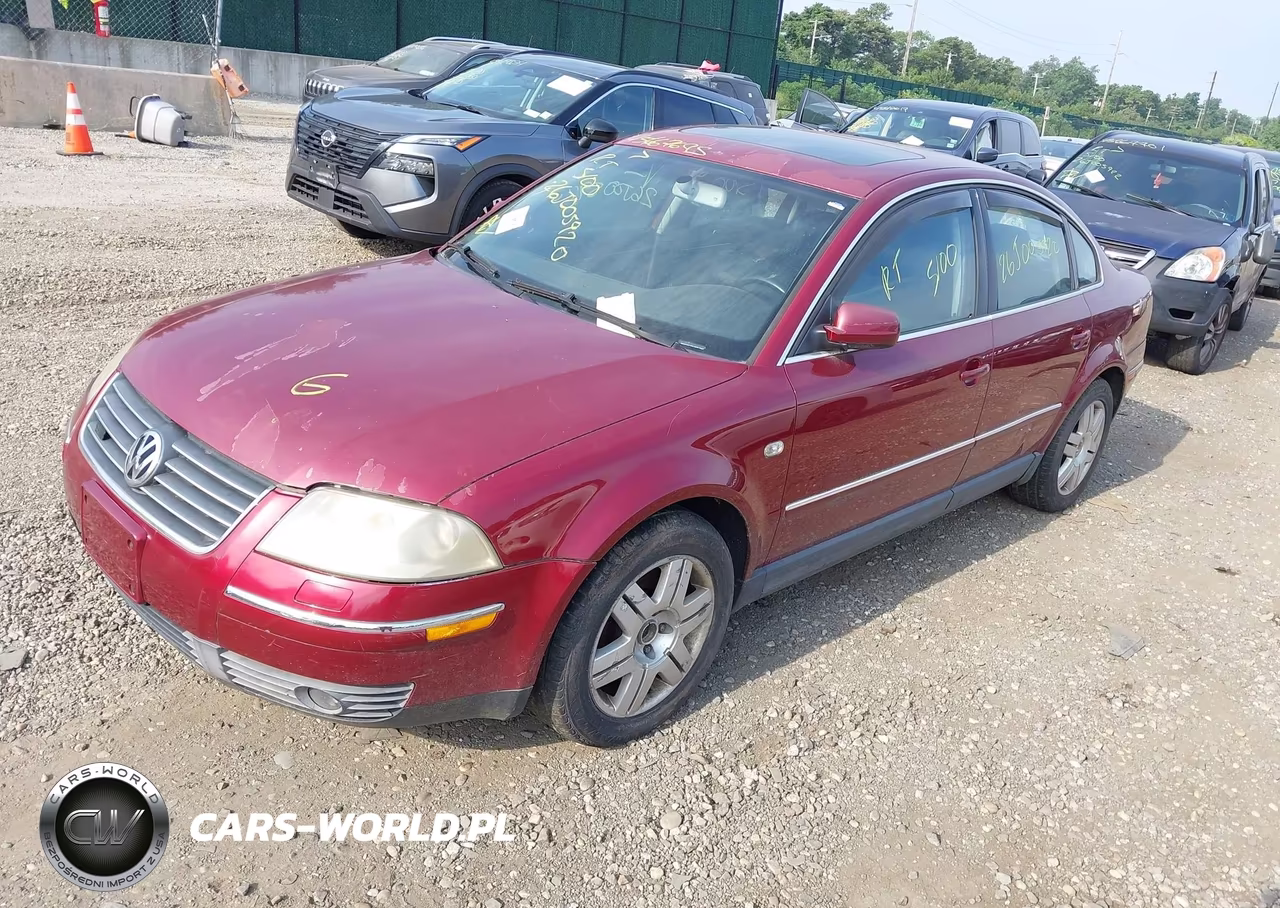 2003 Volkswagen Passat W8 VIN:WVWUK63B53P057642 - 2