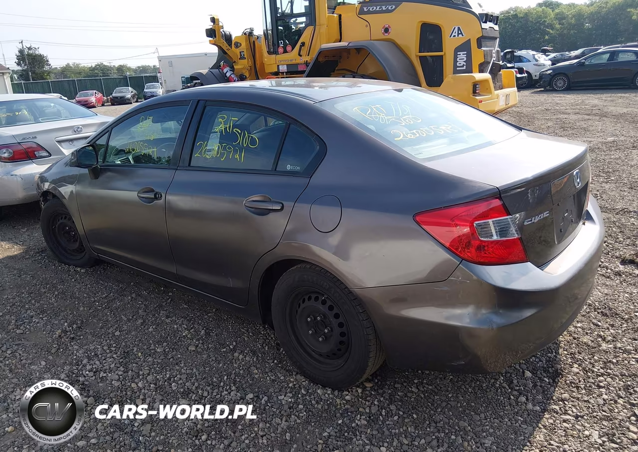 2012 Honda Civic Lx VIN:2HGFB2F50CH539531 - 3