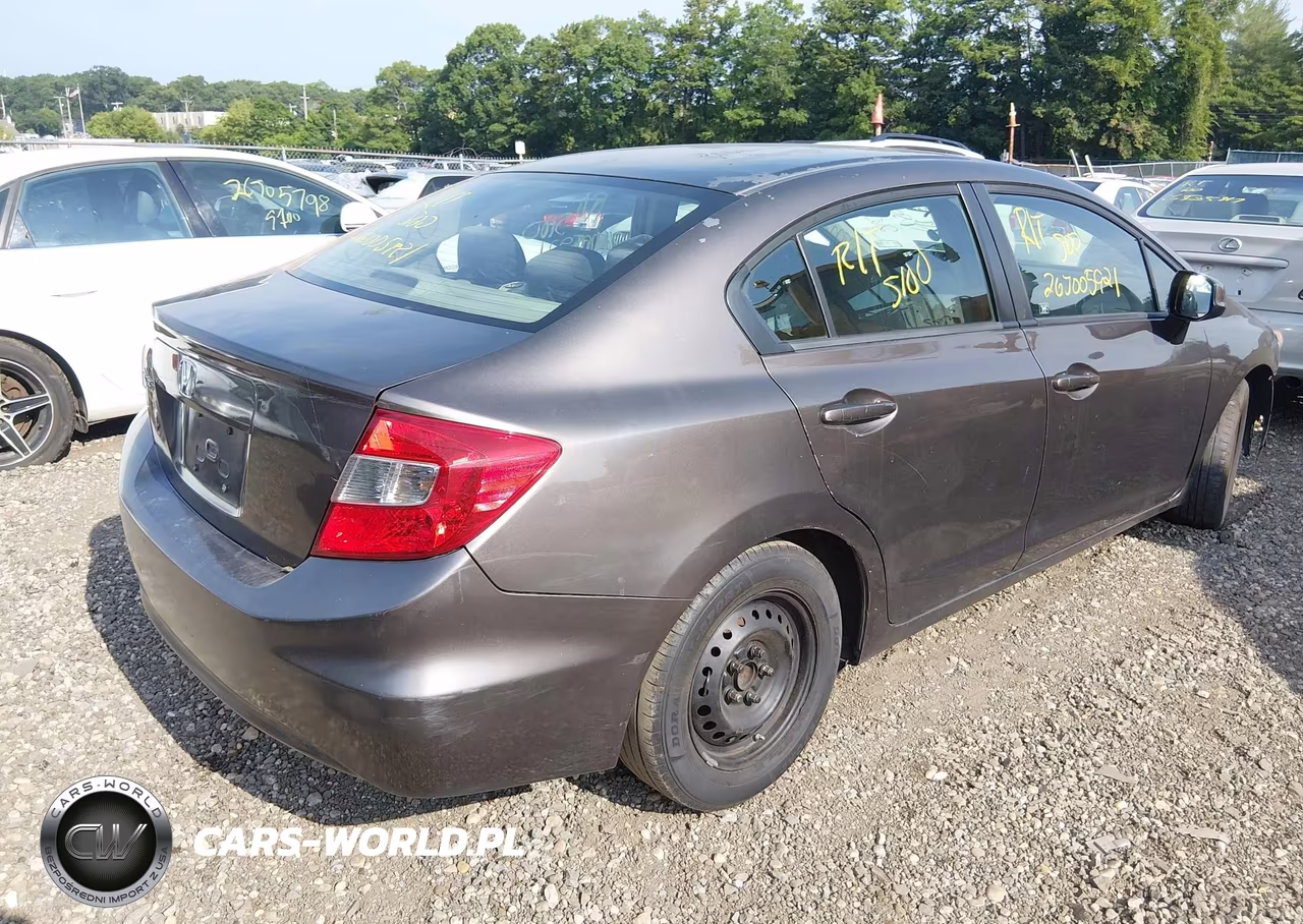 2012 Honda Civic Lx VIN:2HGFB2F50CH539531 - 4
