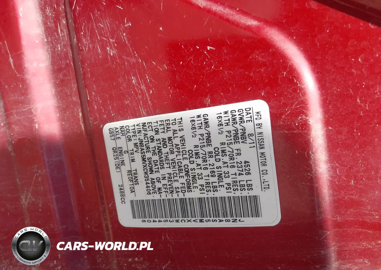 2012 Nissan Rogue S VIN:JN8AS5MVXCW354406 - 9