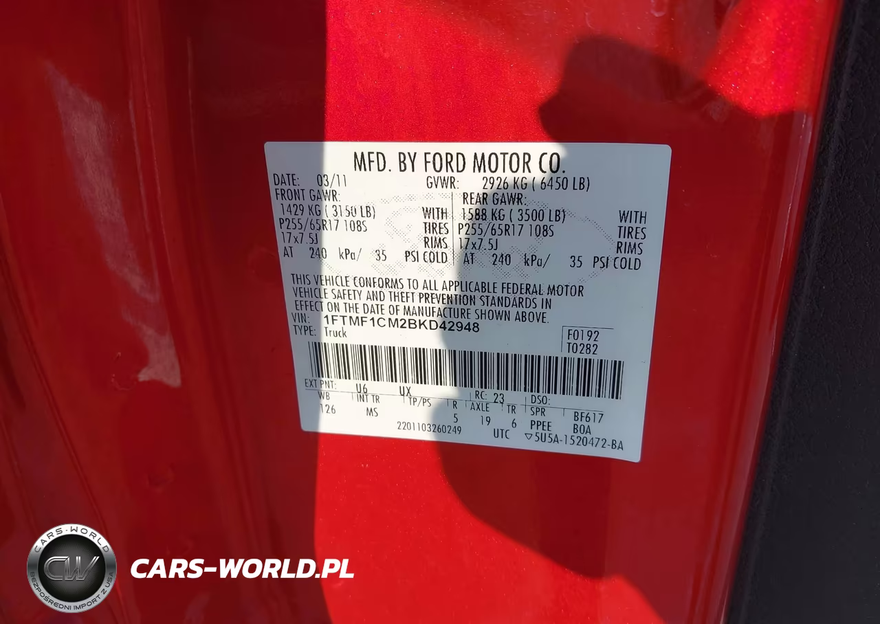 2011 Ford F-150 Xlt VIN:1FTMF1CM2BKD42948 - 17