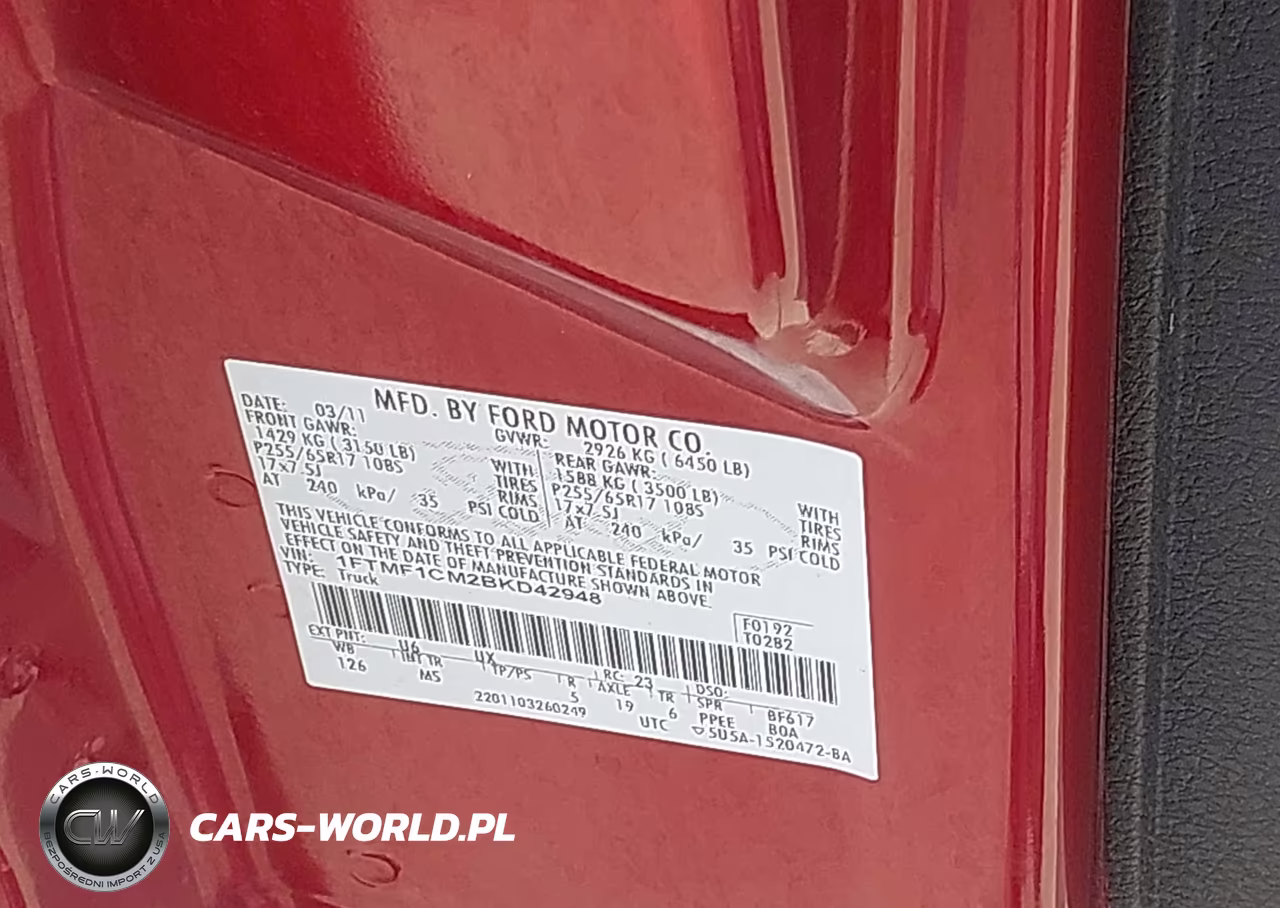 2011 Ford F-150 Xlt VIN:1FTMF1CM2BKD42948 - 9