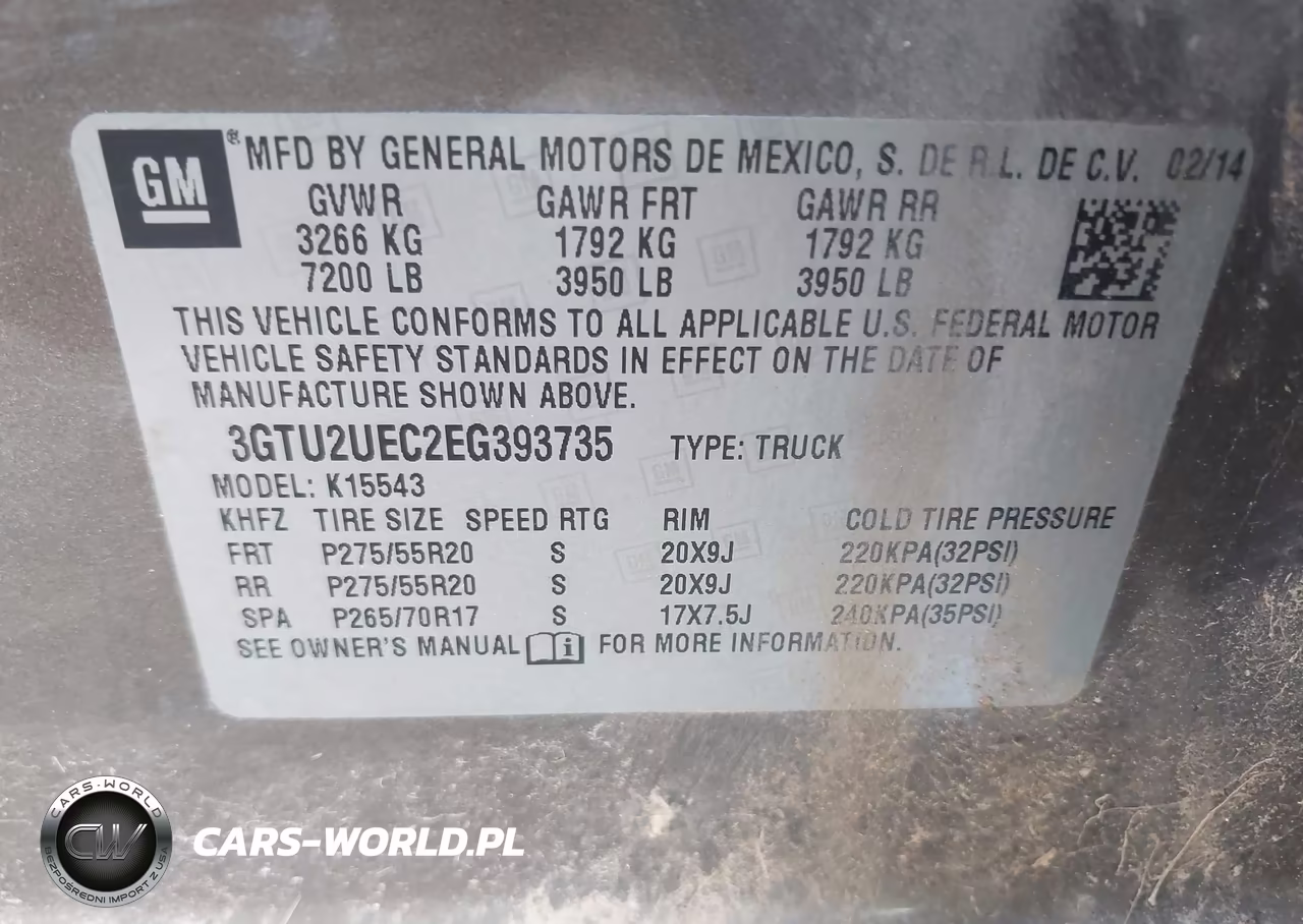 2014 GMC Sierra 1500 Sle VIN:3GTU2UEC2EG393735 - 9