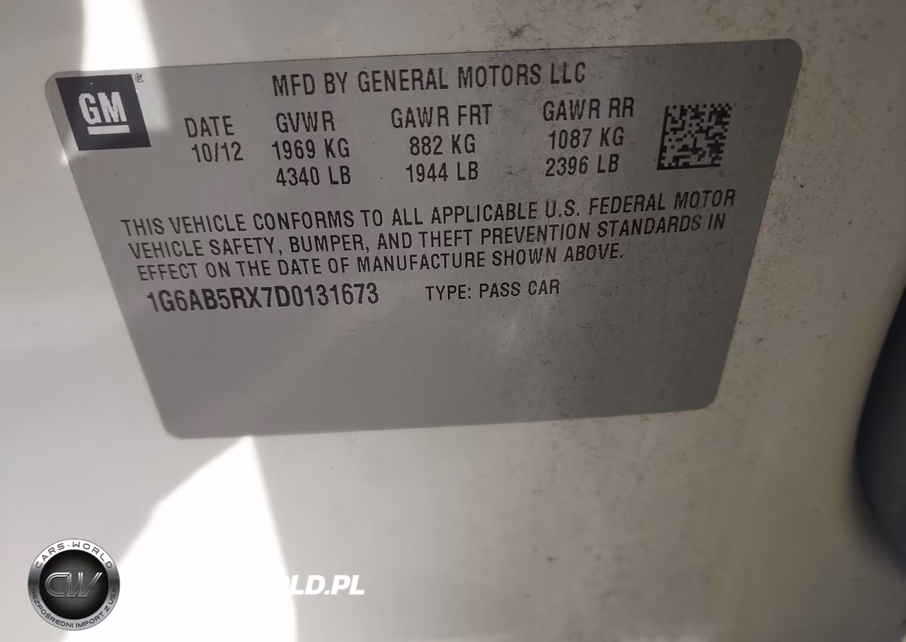 2013 Cadillac Ats Luxury VIN:1G6AB5RX7D0131673 - 9