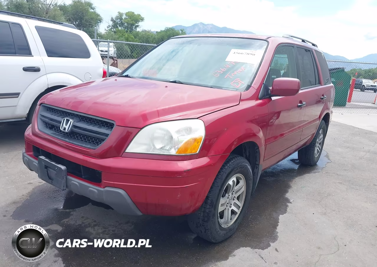 2003 Honda Pilot Ex-L VIN:2HKYF18693H536470 - 2