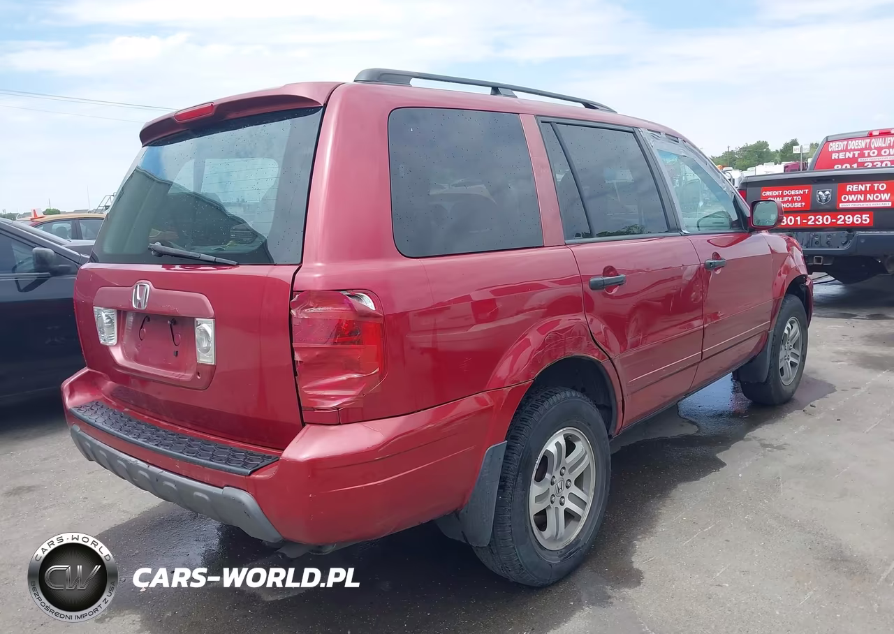 2003 Honda Pilot Ex-L VIN:2HKYF18693H536470 - 4