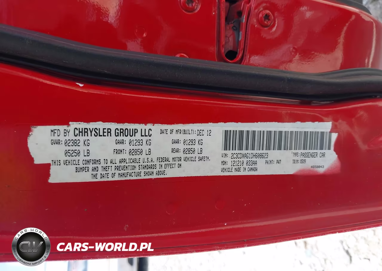 2013 Dodge Charger Police VIN:2C3CDXAG1DH608623 - 9