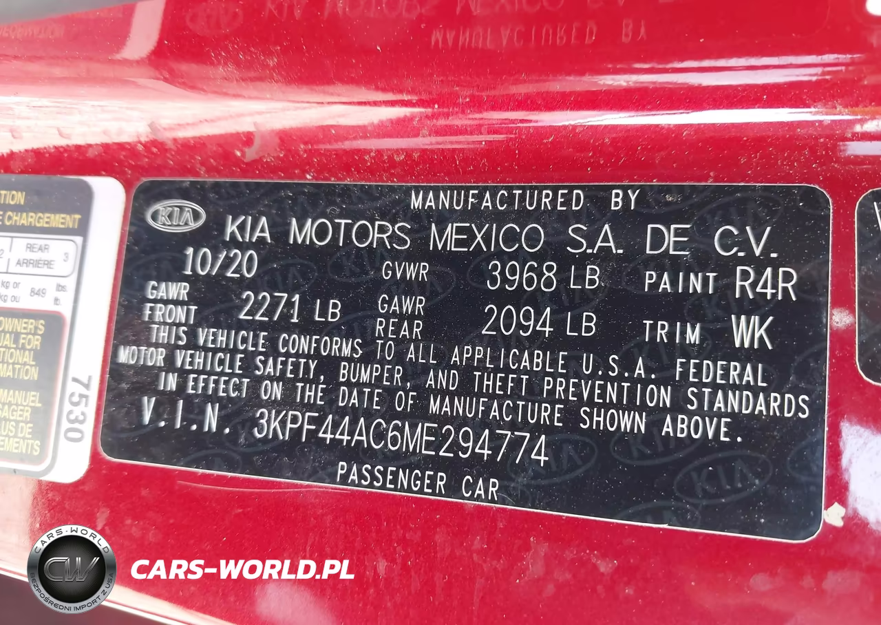 2021 Kia Forte Gt VIN:3KPF44AC6ME294774 - 9