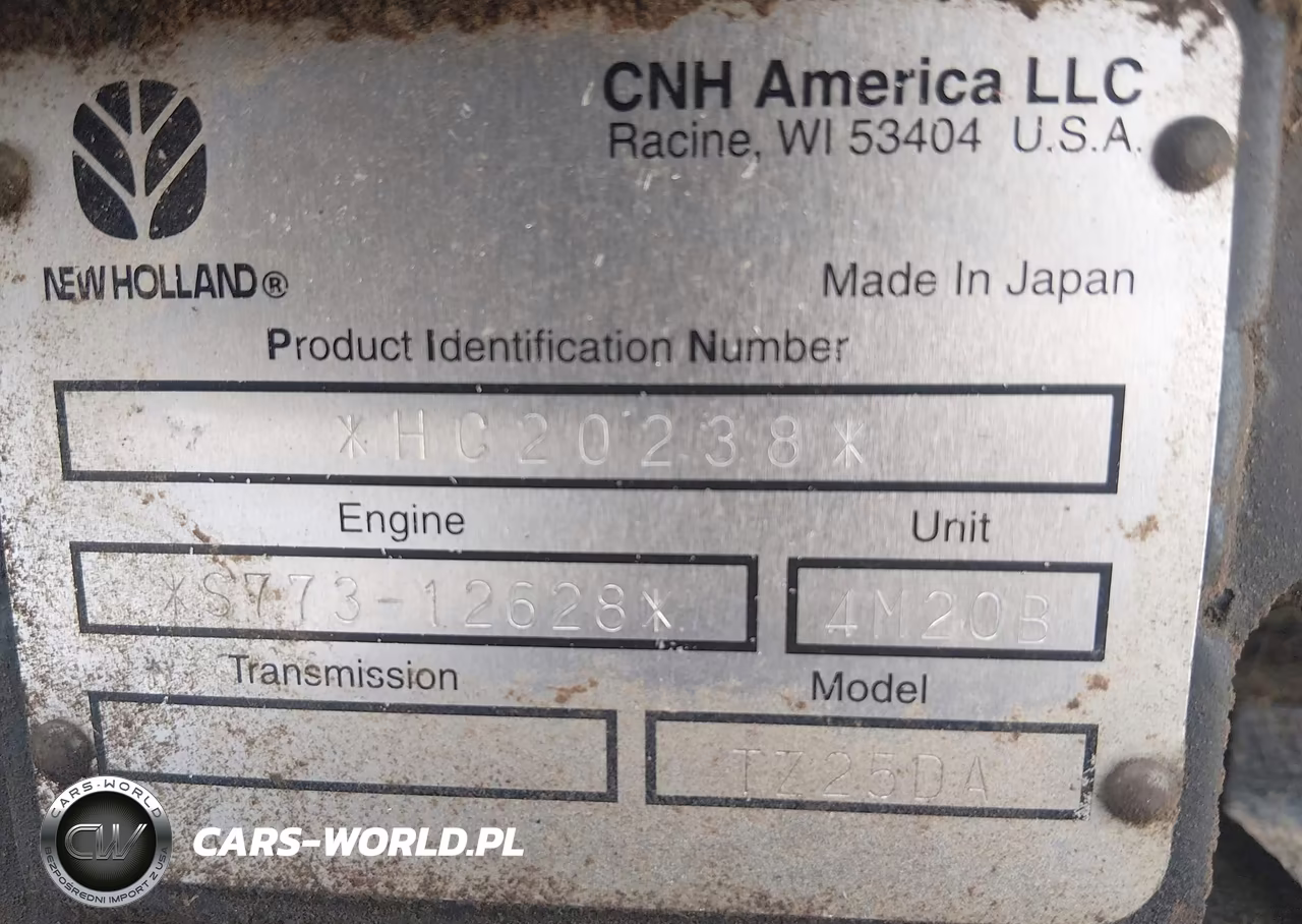 2008 New Holland Tz25Da VIN:XHC20238 - 9