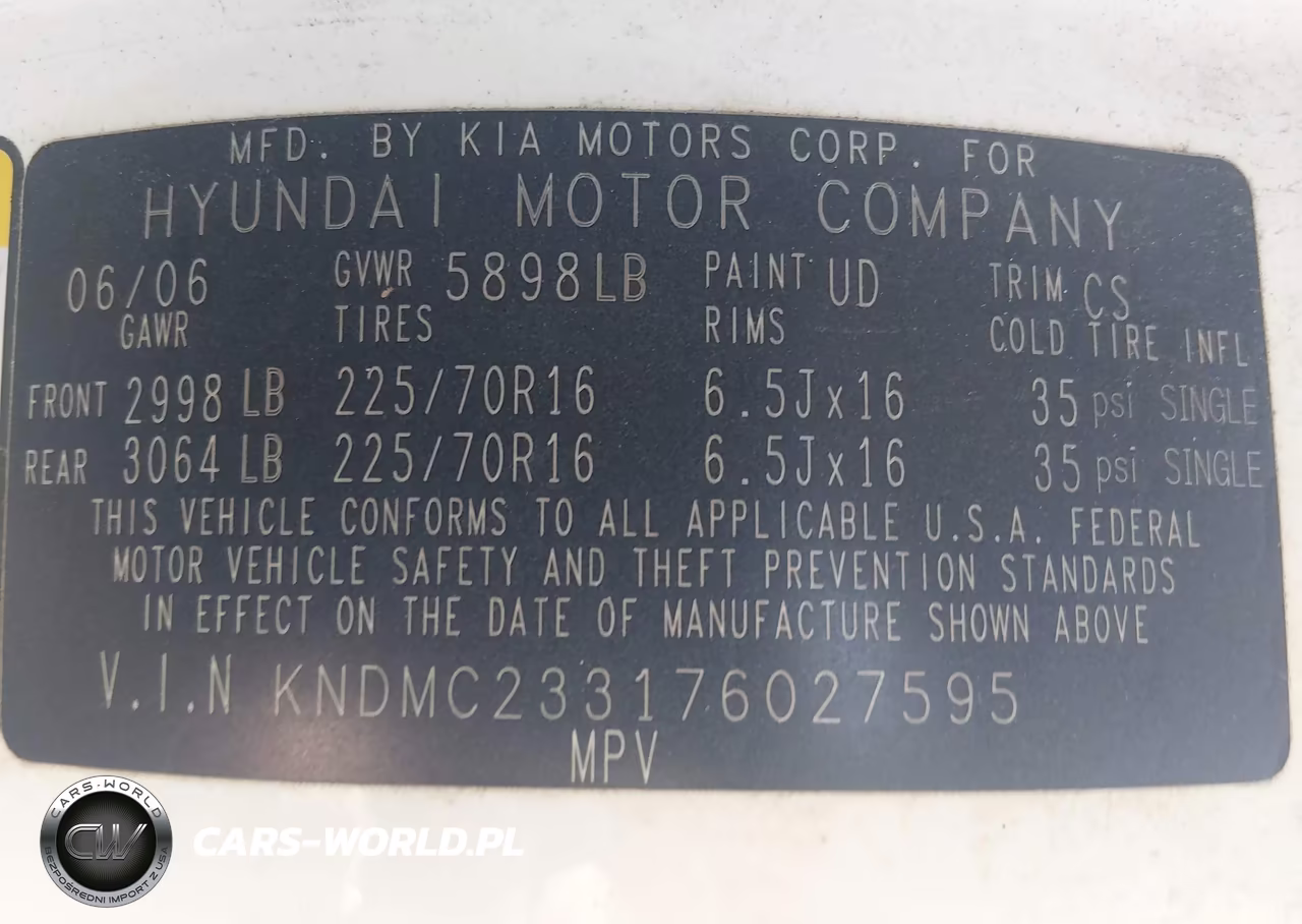 2007 Hyundai Entourage Gls-Limited-Se VIN:KNDMC233176027595 - 9
