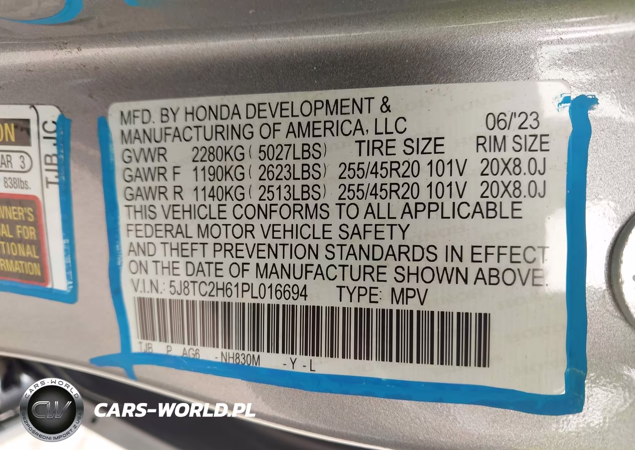 2023 Acura Rdx A-Spec Package VIN:5J8TC2H61PL016694 - 9