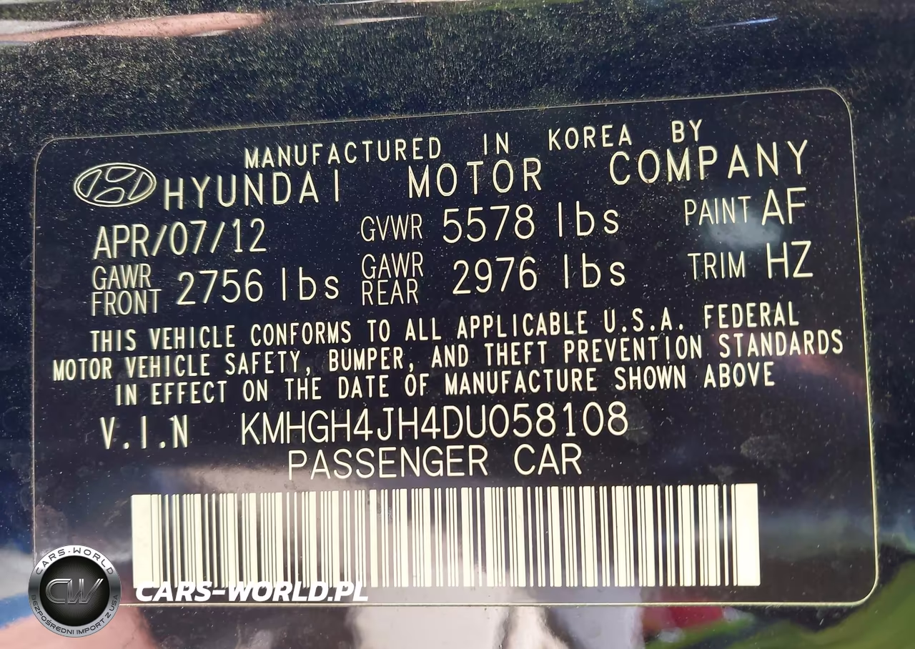 2013 Hyundai Equus Signature VIN:KMHGH4JH4DU058108 - 9