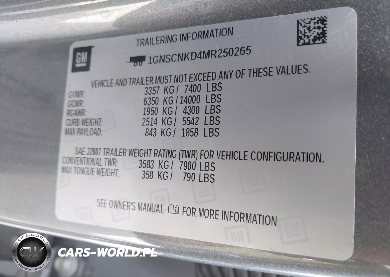 2021 Chevrolet Tahoe 2Wd Lt VIN:1GNSCNKD4MR250265 - 9