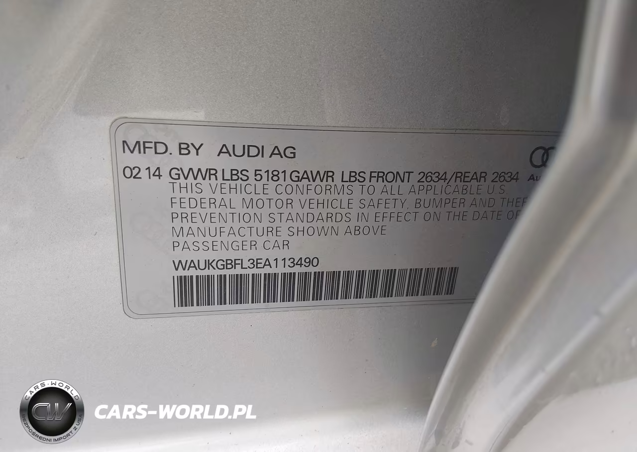 2014 Audi S4 3.0T Premium Plus VIN:WAUKGBFL3EA113490 - 9