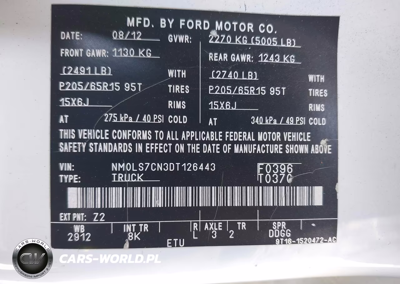 2013 Ford Transit Connect Xl VIN:NM0LS7CN3DT126443 - 9