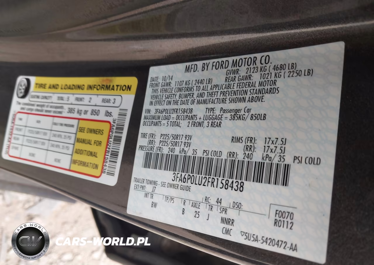 2015 Ford Fusion Hybrid Se VIN:3FA6P0LU2FR158438 - 9