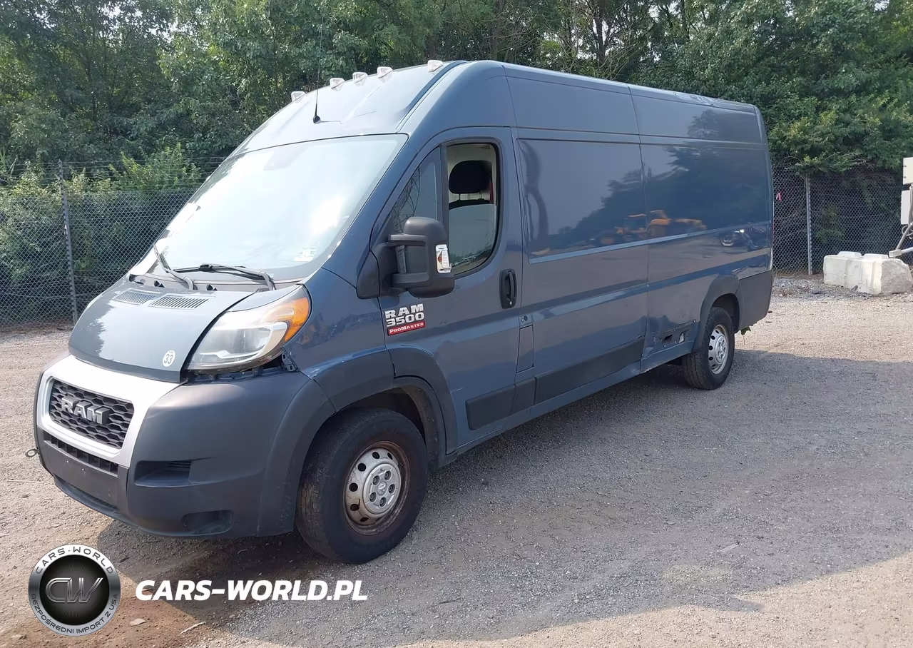 2021 Ram Promaster 3500 Cargo Van High Roof 159 Wb Ext VIN:3C6MRVJG3ME535764 - 2