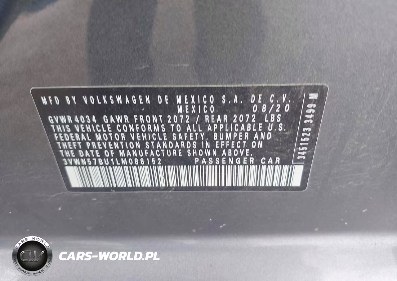 2020 Volkswagen Jetta 1.4T R-Line-1.4T S VIN:3VWN57BU1LM088152 - 9