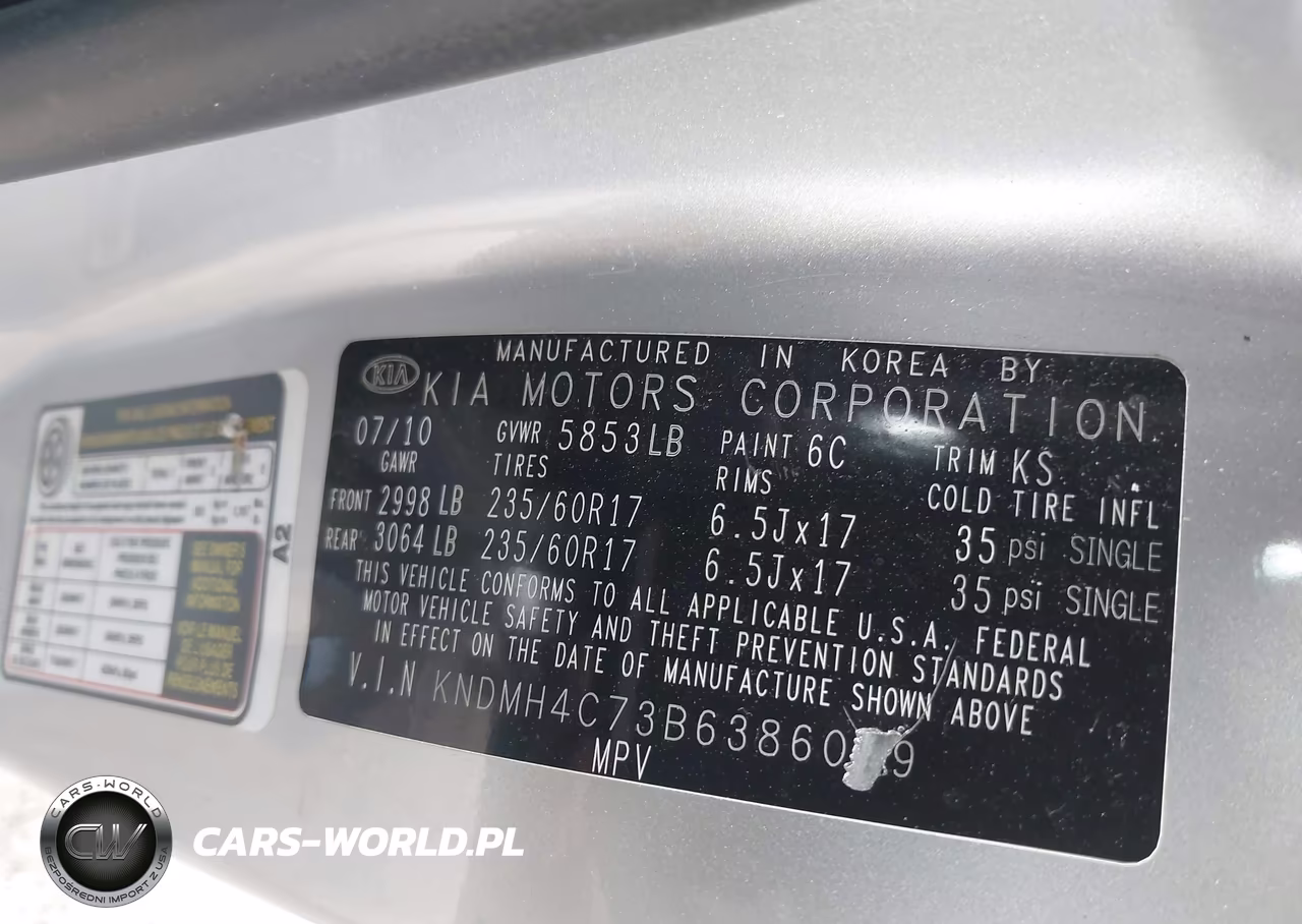 2011 Kia Sedona Ex VIN:KNDMH4C73B6386049 - 9