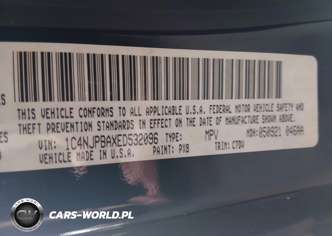 2014 Jeep Patriot Sport VIN:1C4NJPBAXED532096 - 9