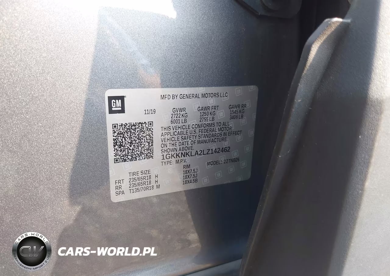 2020 GMC Acadia Fwd Sle VIN:1GKKNKLA2LZ142462 - 9
