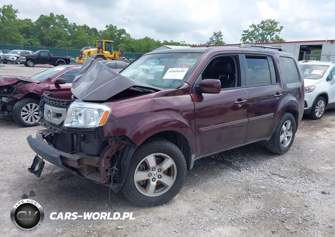 2009 Honda Pilot Ex-L VIN:5FNYF38559B013084 - 2