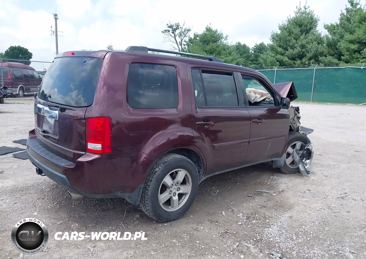 2009 Honda Pilot Ex-L VIN:5FNYF38559B013084 - 4