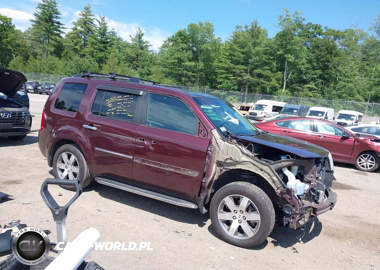 2014 Honda Pilot Touring VIN:5FNYF4H95EB052356 - 1