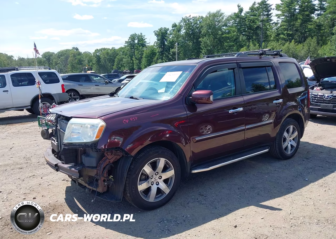 2014 Honda Pilot Touring VIN:5FNYF4H95EB052356 - 2