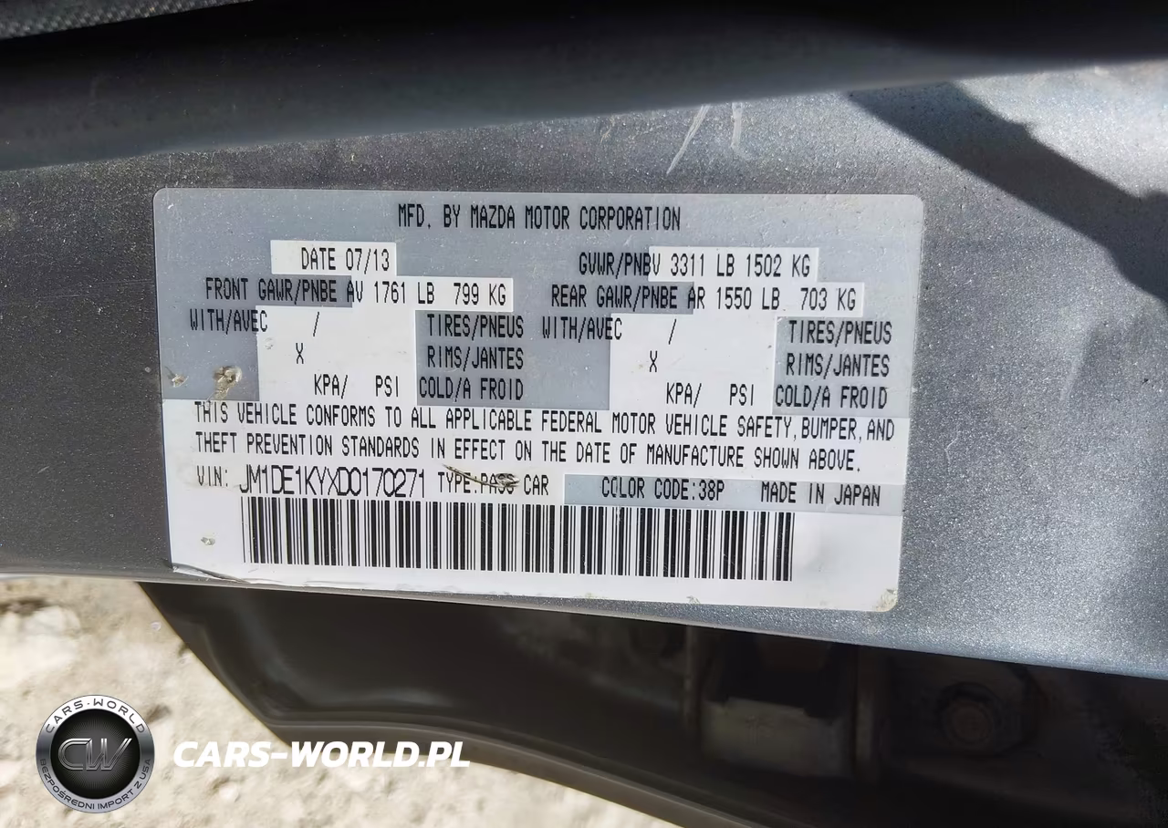 2013 Mazda Mazda2 Sport VIN:JM1DE1KYXD0170271 - 9